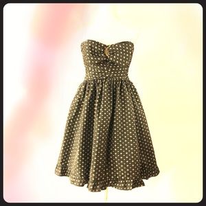 Nanette Lenore Size 8 Grey Silver Strapless Prom